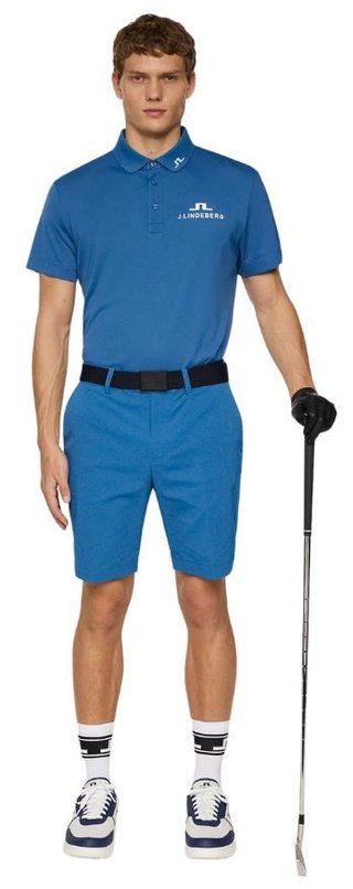 J.Lindeberg KV Tour Golf heren polo, donkerblauw