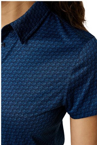 J.Lindeberg Caitlyn dames polo, shadow bridge navy