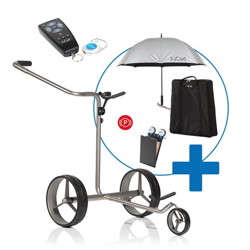 JuCad drive SL Master Titan SET elektrische trolley, titanium