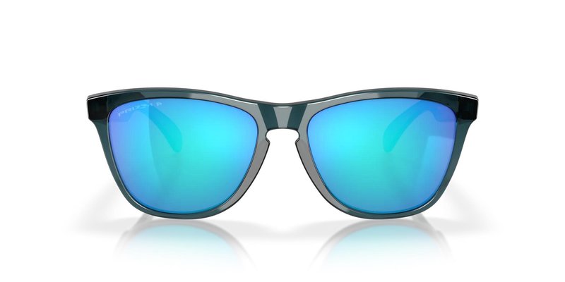 Oakley Frogskins zonnebril, Prizm Sapphire Polarized lenzen/Crystal Black frame