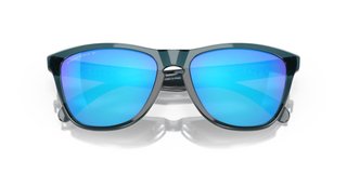 Oakley Frogskins zonnebril, Prizm Sapphire Polarized lenzen/Crystal Black frame