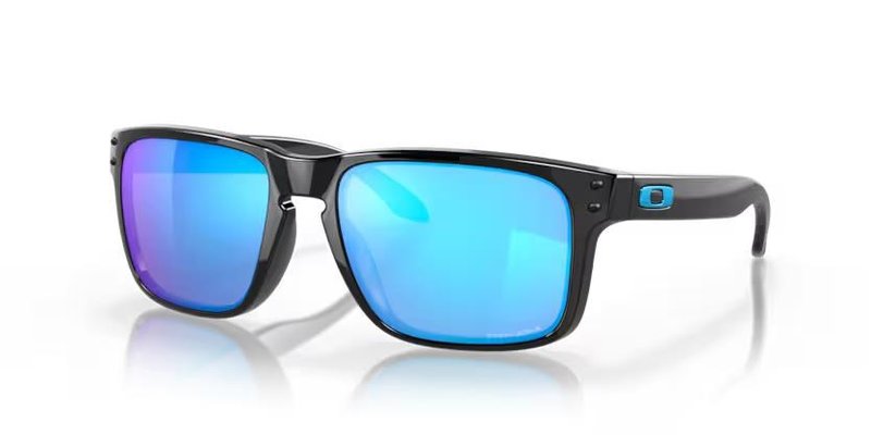 Oakley Holbrook Prizm Saphire lenses zonnebril, Polished Black frame