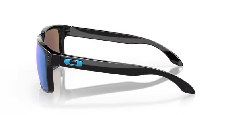 Oakley Holbrook Prizm Saphire lenses zonnebril, Polished Black frame
