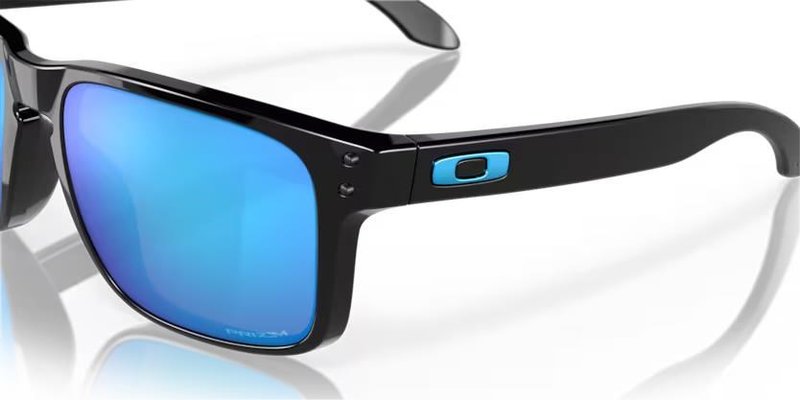 Oakley Holbrook Prizm Saphire lenses zonnebril, Polished Black frame