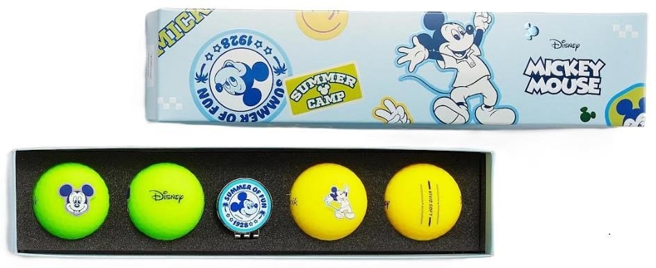 Volvik VIVID Lite DISNEY MICKEY Mouse 2.0 golfballen, mix van kleuren