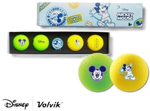 Volvik VIVID Lite DISNEY MICKEY Mouse 2.0 golfballen, mix van kleuren
