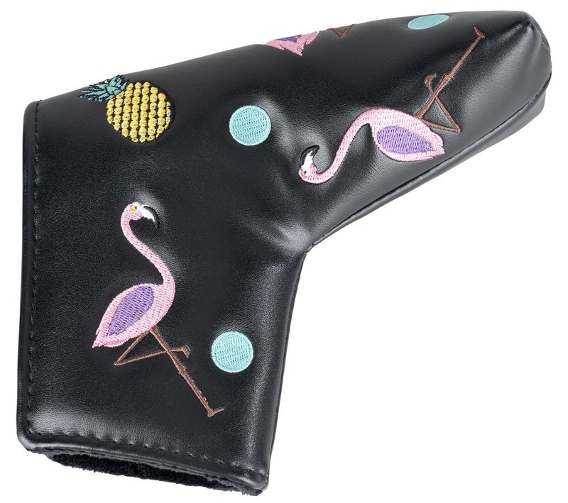Ostatní Flamingo Black Putter headcover