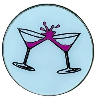 Best of Golf America ball marker - glasses