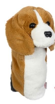 Daphne's Headcovers Beagle driver headcover