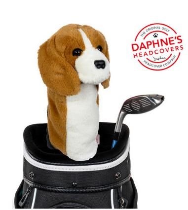 Daphne's Headcovers Beagle driver headcover
