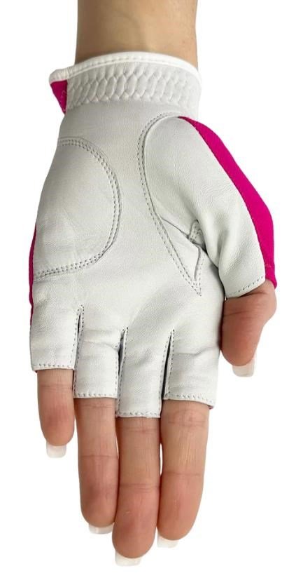 Best of Golf America Half Finger dameshandschoen, roze