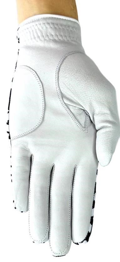 Best of Golf America Check dames golfhandschoen, wit/zwart