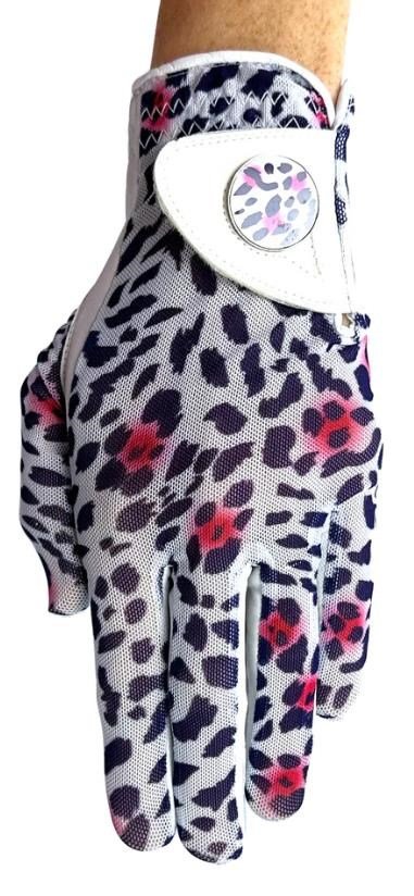 Best of Golf America Ladybird dames golfhandschoen, wit/roze