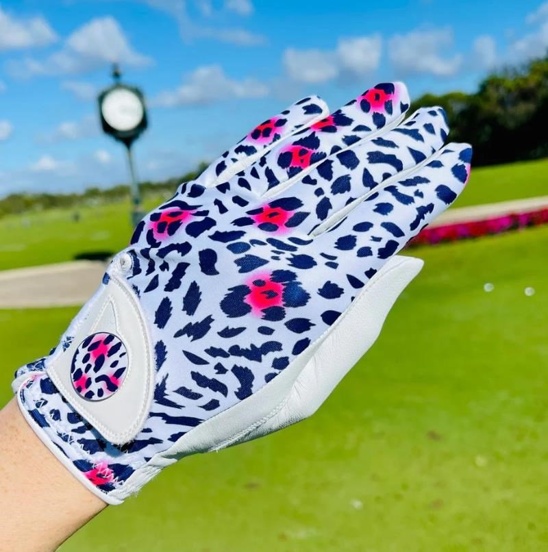 Best of Golf America Ladybird dames golfhandschoen, wit/roze