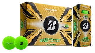 Bridgestone e12 Straight MindSet golfballen, mat groen