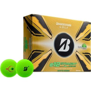 Bridgestone e12 Straight MindSet golfballen, mat groen