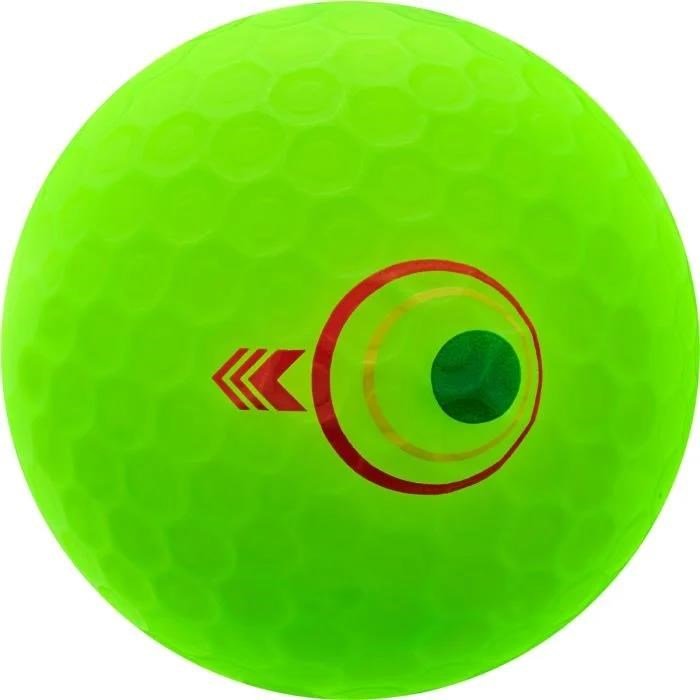 Bridgestone e12 Straight MindSet golfballen, mat groen