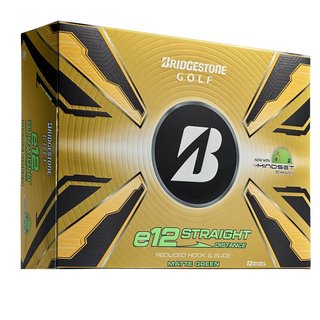 Bridgestone e12 Straight MindSet golfballen, mat groen