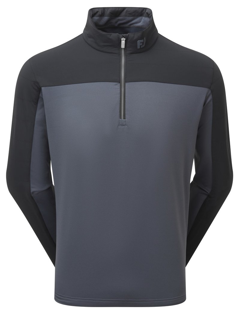 FootJoy ThermoSeries Hybrid Midlayer heren sweatshirt, zwart/houtskool