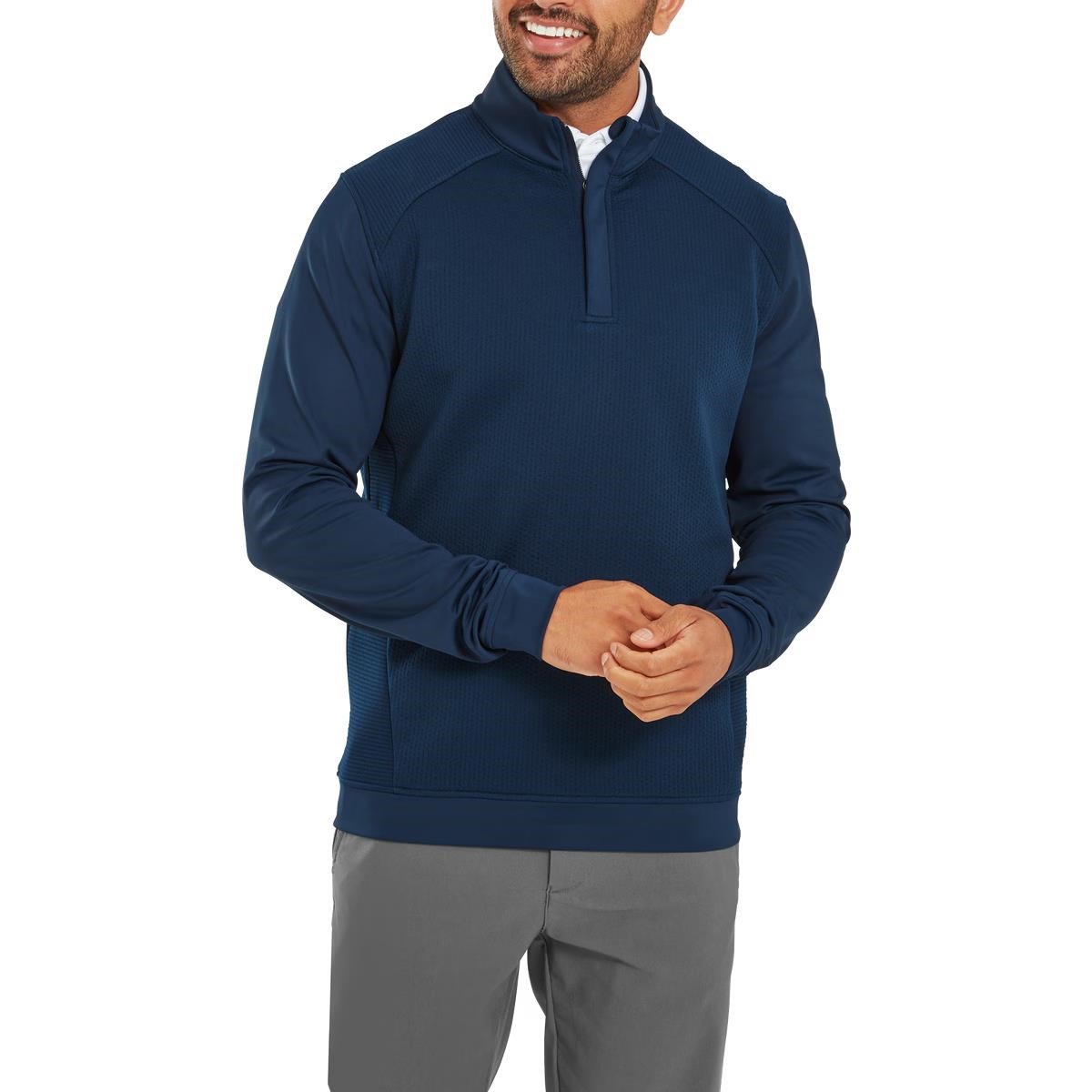 FootJoy ThermoSeries Ottoman Midlayer heren sweater, navy