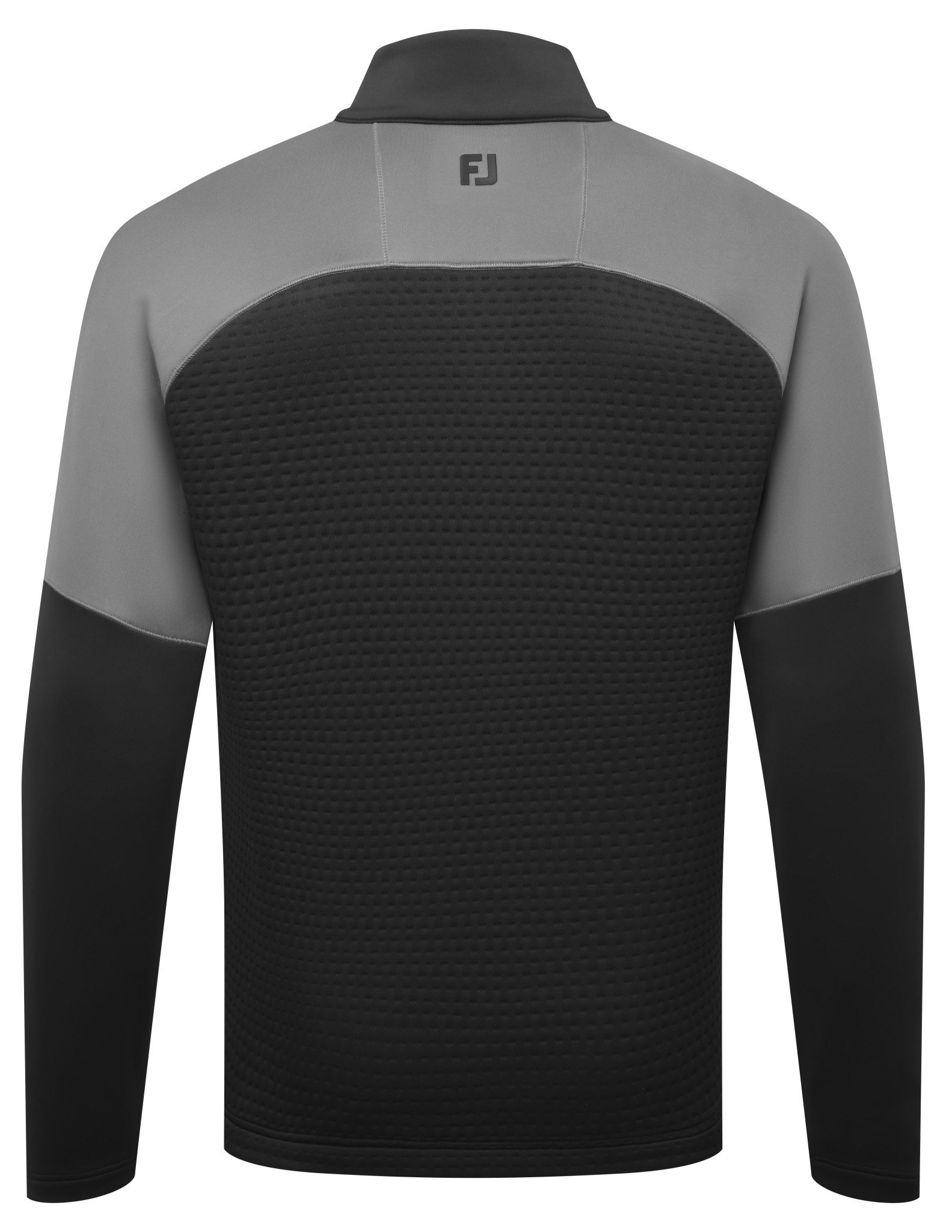 FootJoy ThermoSeries Jacquard Midlayer heren sweatshirt, zwart/houtskool