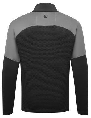 FootJoy ThermoSeries Jacquard Midlayer heren sweatshirt, zwart/houtskool