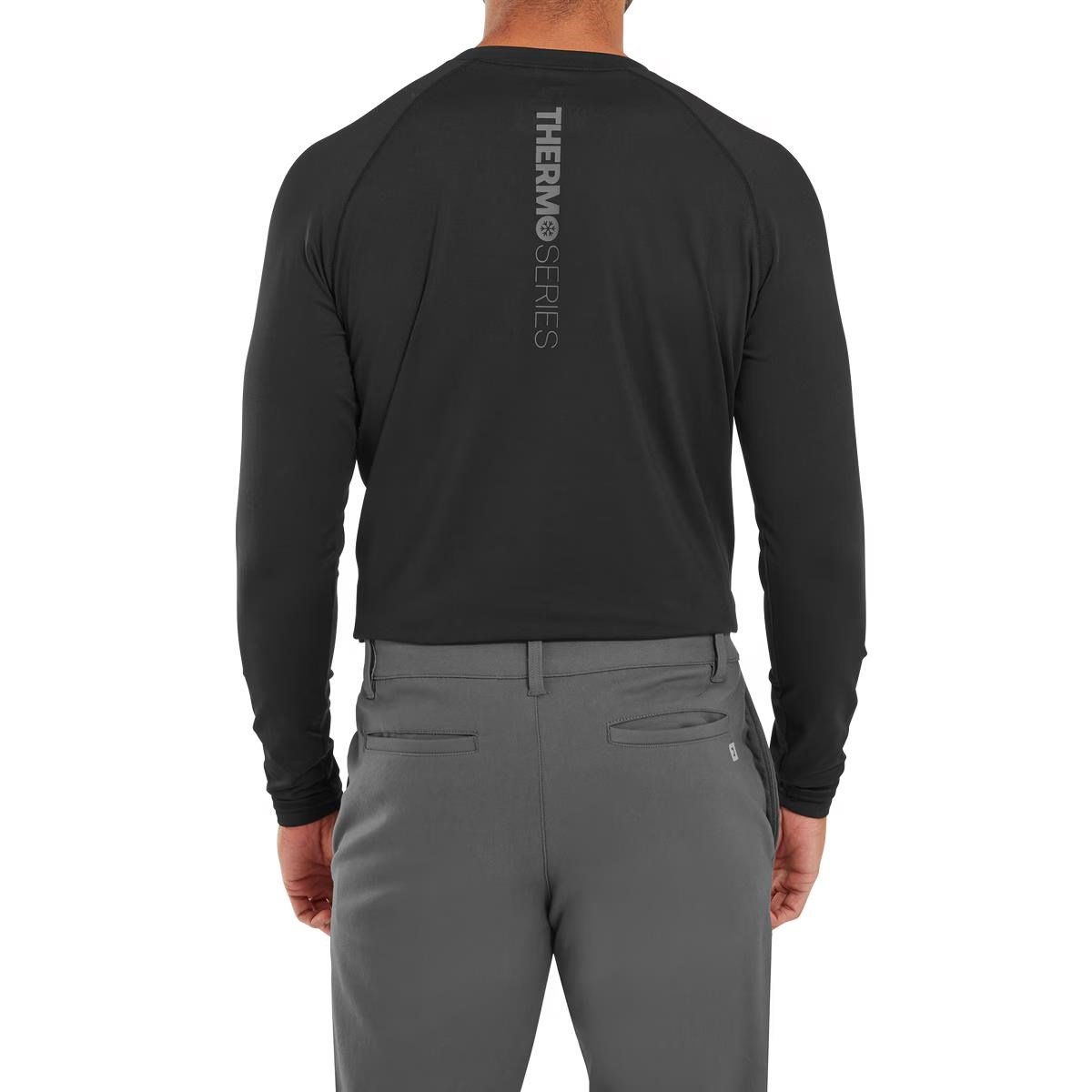 FootJoy ThermoSeries Fleece Baselayer heren top, zwart