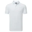 FootJoy BIRD PRINT heren polo, wit/air blue