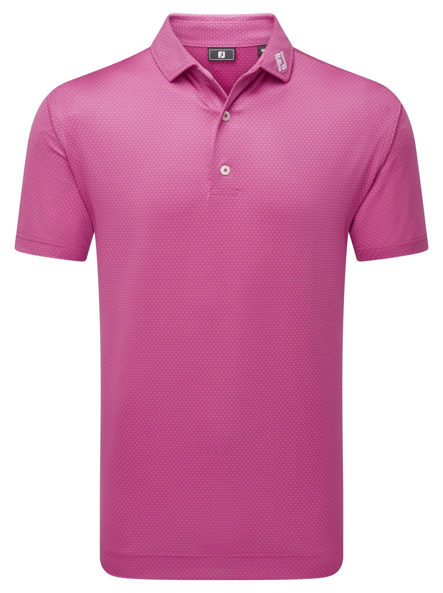 FootJoy Abacus Print heren polo, magenta