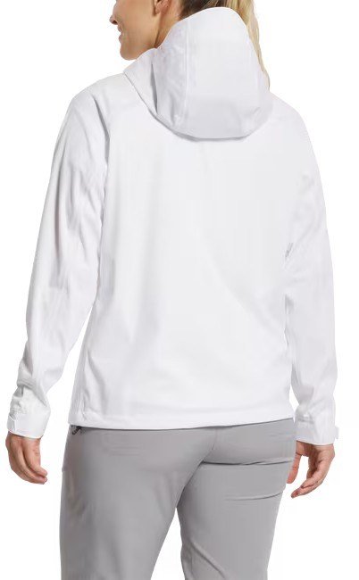 FootJoy HydroKnit ladies rain jacket, white/pink