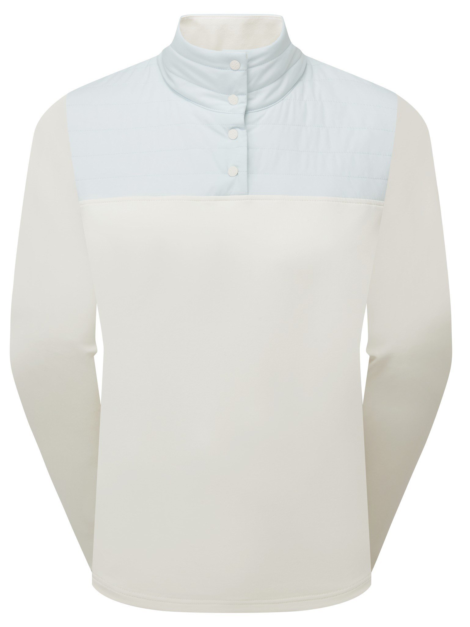 FootJoy ThermoSeries Hybrid Popover dames sweatshirt, off white/ice blue
