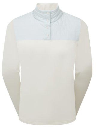 FootJoy ThermoSeries Hybrid Popover dames sweatshirt, off white/ice blue