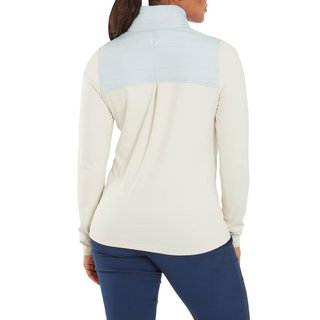 FootJoy ThermoSeries Hybrid Popover dames sweatshirt, off white/ice blue