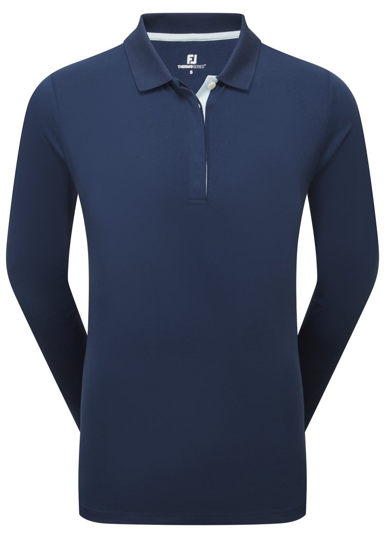 FootJoy ThermoSeries Long Sleeves dames polo, navy