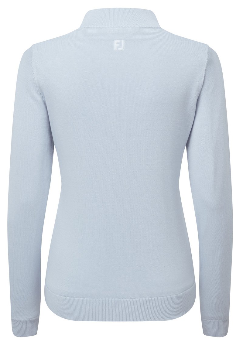 FootJoy Drirelease Full-Zip Lined dames sweater, ice blue