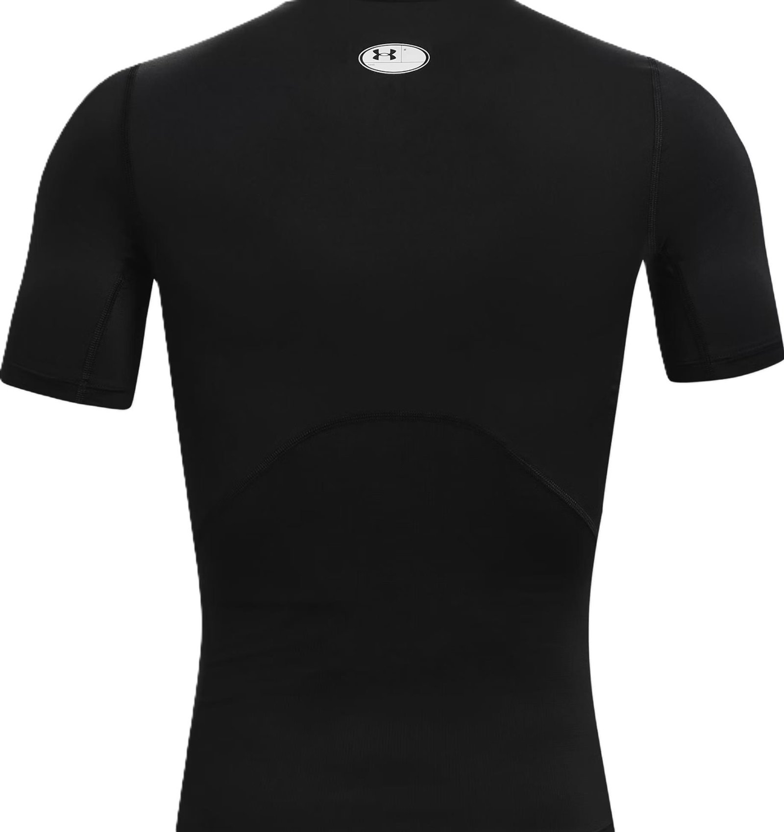 Under Armour HeatGear heren compressieshirt, zwart/wit