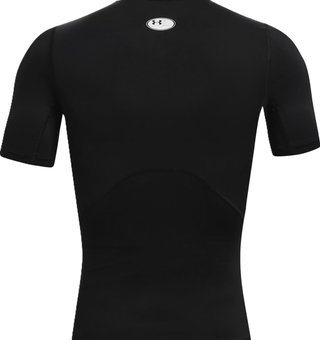 Under Armour HeatGear heren compressieshirt, zwart/wit