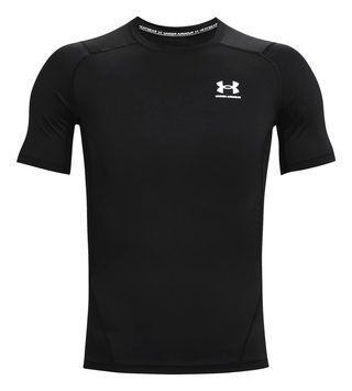 Under Armour HeatGear heren compressieshirt, zwart/wit
