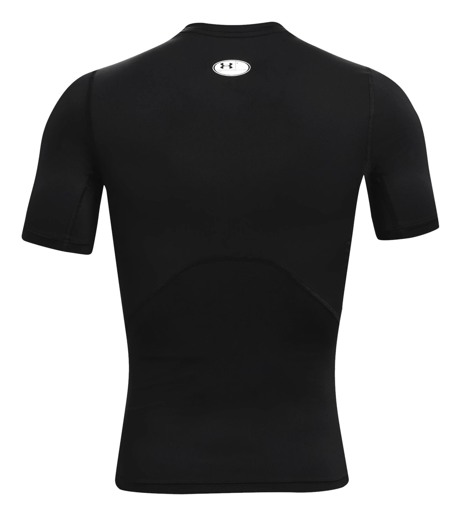 Under Armour HeatGear heren compressieshirt, zwart/wit