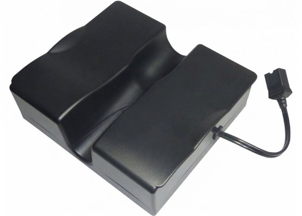 LionTec 12 V (14,4 V) - 26,0 Ah accu voor Motocaddy S-serie 2018 en ouder + oplader, zwart