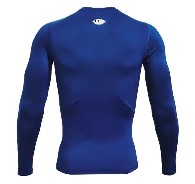 Under Armour HeatGear heren compressie shirt met lange mouwen, royal