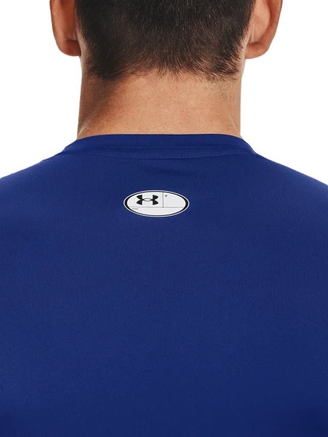 Under Armour HeatGear heren compressie shirt met lange mouwen, royal