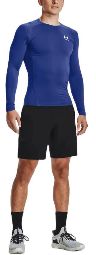 Under Armour HeatGear heren compressie shirt met lange mouwen, royal