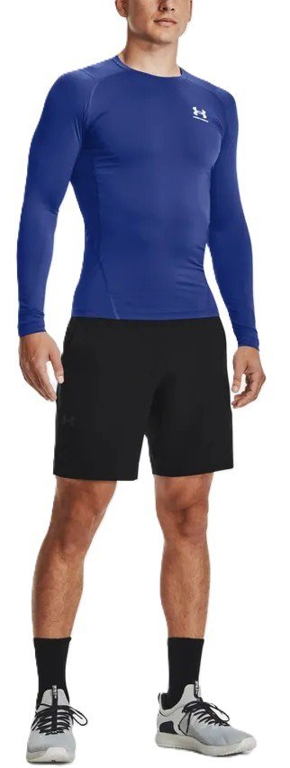 Under Armour HeatGear heren compressie shirt met lange mouwen, royal