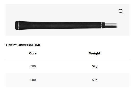 Titleist T350 4G heren ijzers, grafiet