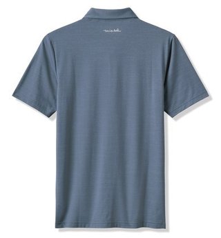 Travis Mathew The Heater heren polo, copen blue