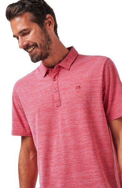 Travis Mathew The Heater heren polo, heather scooter