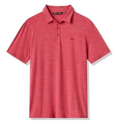 Travis Mathew The Heater heren polo, heather scooter