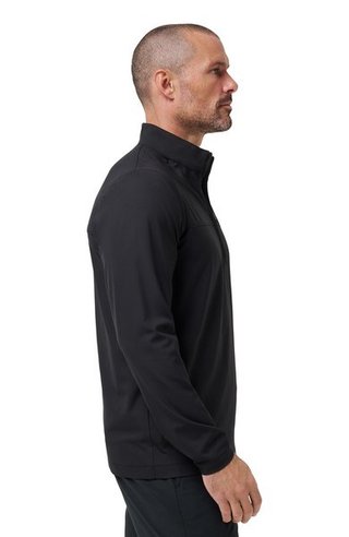Travis Mathew Wanderlust quarter zip heren jack, zwart