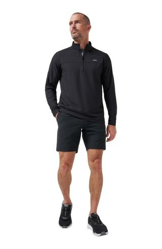 Travis Mathew Wanderlust quarter zip heren jack, zwart